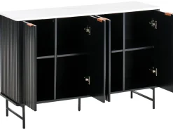 Skab GLASTONBURY Marmor/sort