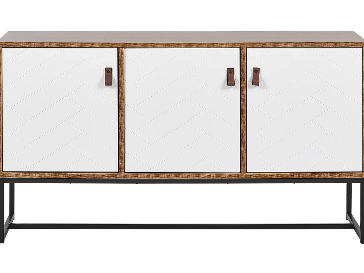 Skab NUEVA Lysebrun/hvid