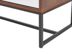 Skab NUEVA Mørkebrun/hvid