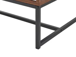 Skab NUEVA Mørkebrun/hvid