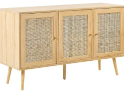 Skab PEROTE Rattan Lysebrun