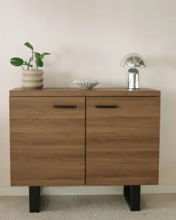 Skab TIMBER Mørkebrun