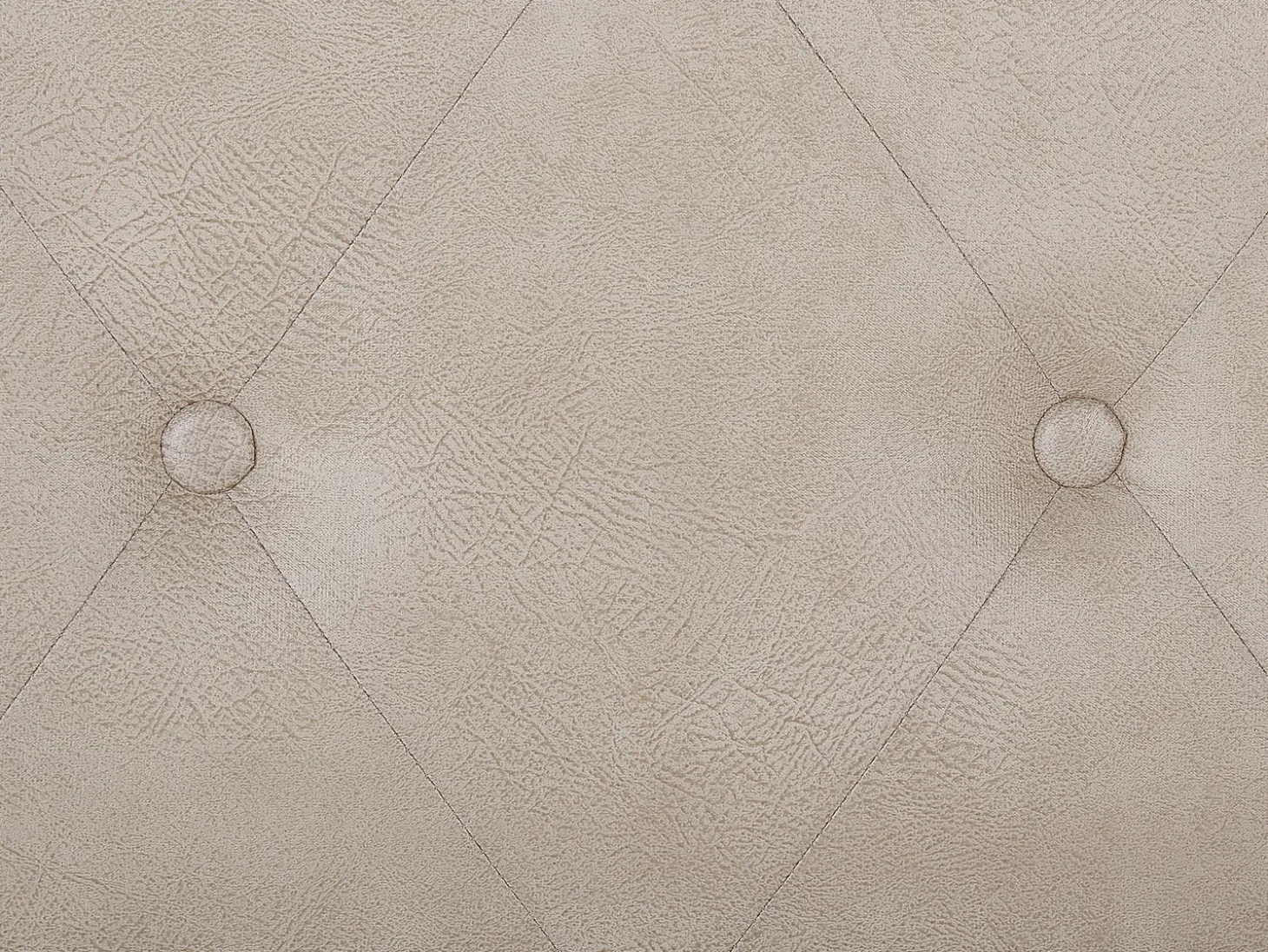 Skammel med opbevaring MALLARD Kunstlæder Beige