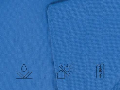 Sækkestol 300 L FUZZY 140 cm 180 cm Mørkeblå