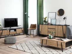 Skænk BLACKPOOL Brun/sort