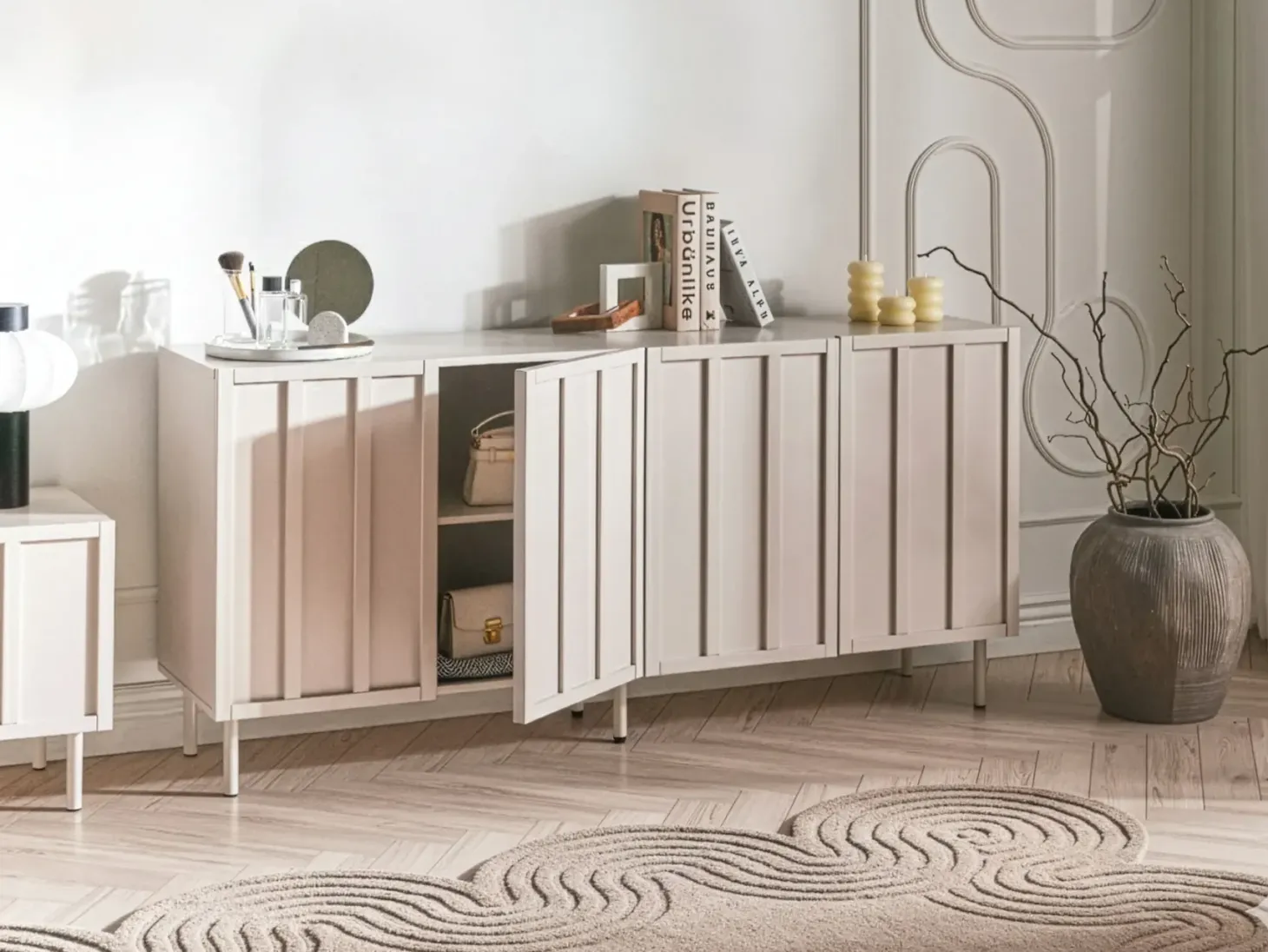 Skænk CLUNES Lys Beige