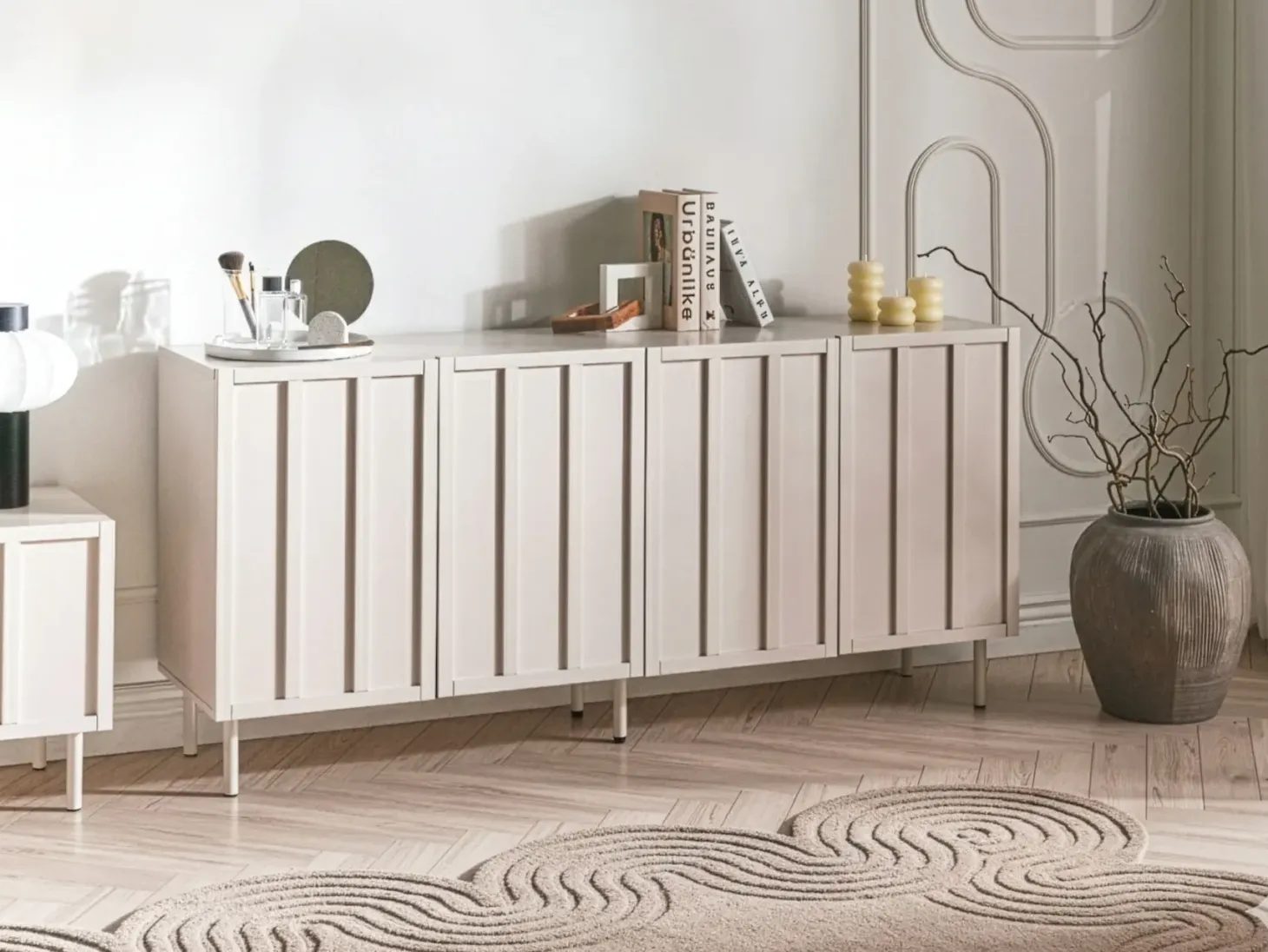 Skænk CLUNES Lys Beige
