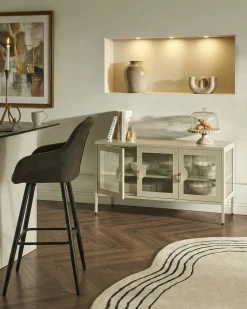 Skænk GLEORA Metal Lys Beige