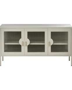 Skænk GLEORA Metal Lys Beige