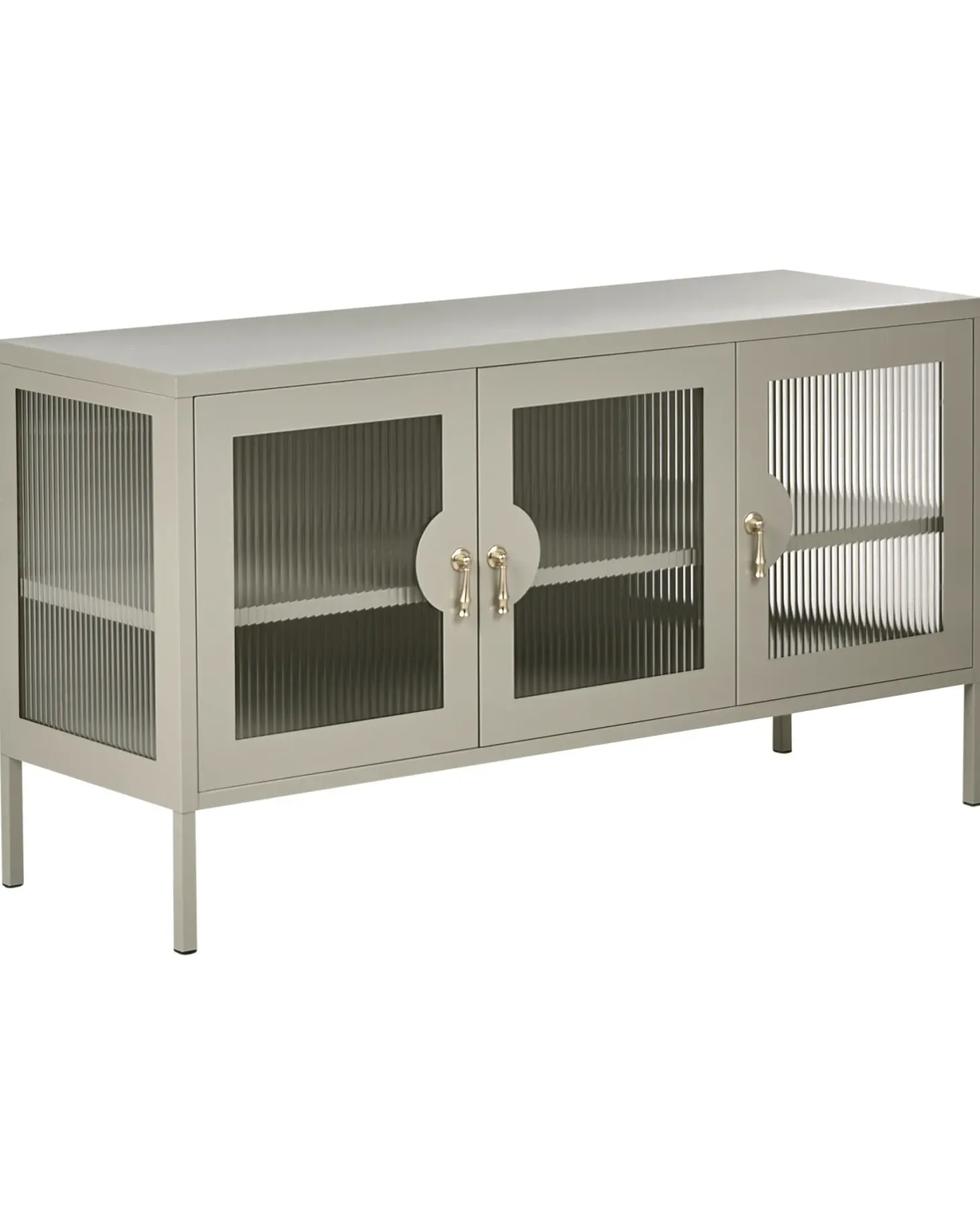Skænk GLEORA Metal Lys Beige