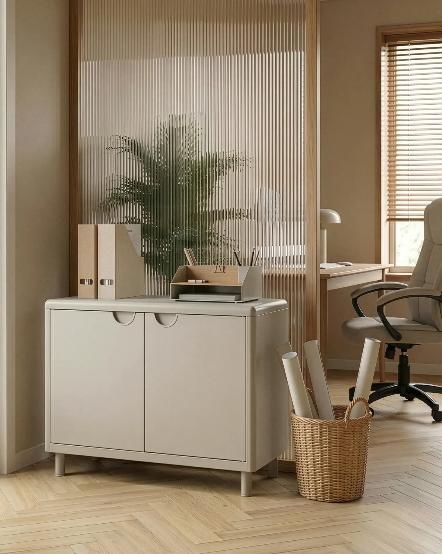 Skænk KORVO Lys Beige