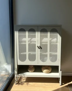Skænk SOLETTA Metal Lys Beige