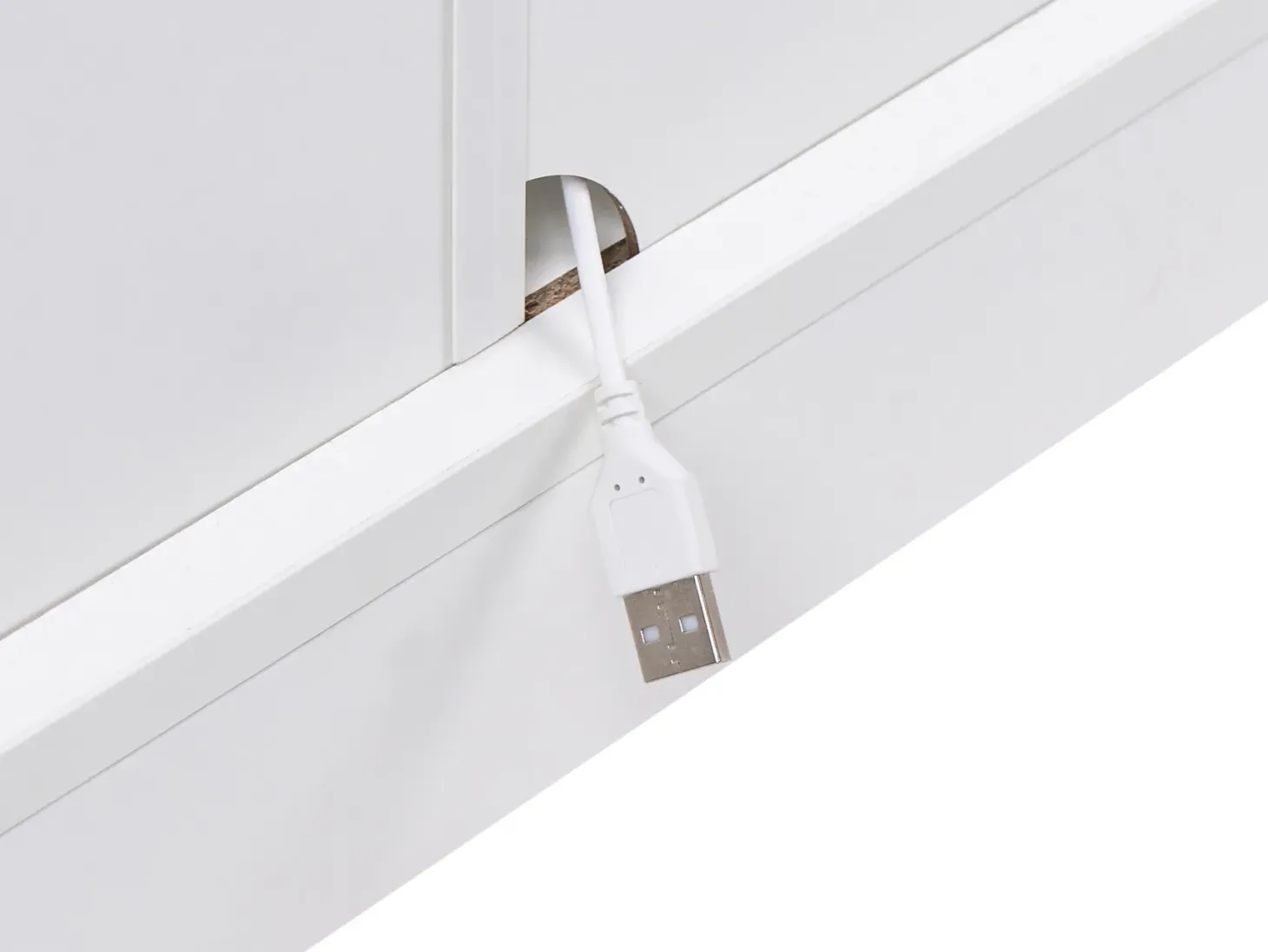 Skoskab GRIFFITH Med LED-lys Hvid