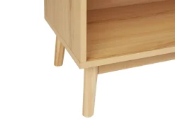 Skoskab PEROTE Rattan Lysebrun