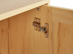Skoskab PEROTE Rattan Lysebrun