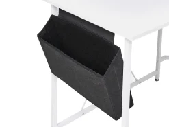 Skrivebord ARAMINGO Hvid 120 cm 60 cm med opbevaring