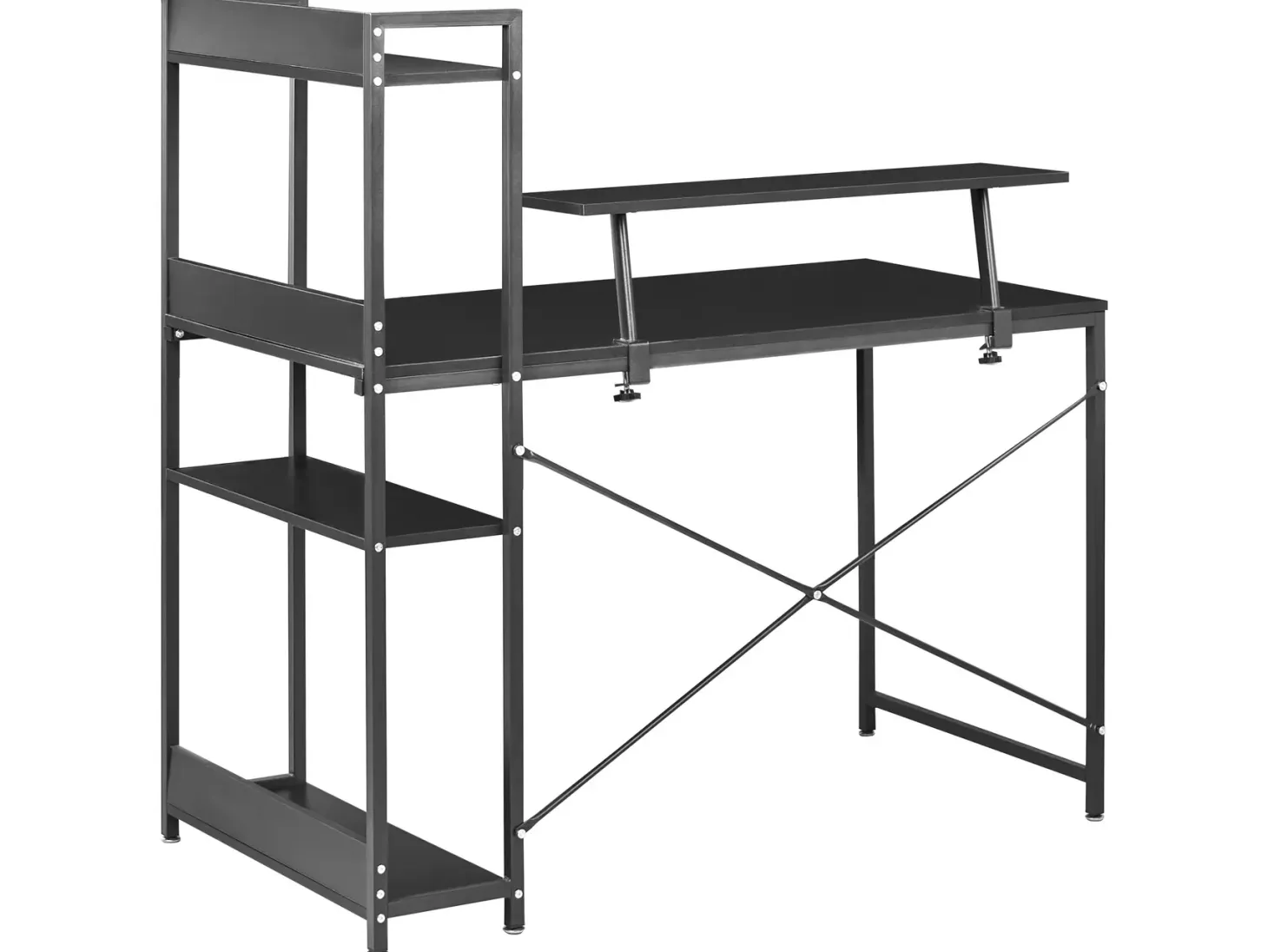 Skrivebord BILOXY Sort 120 cm 64 cm
