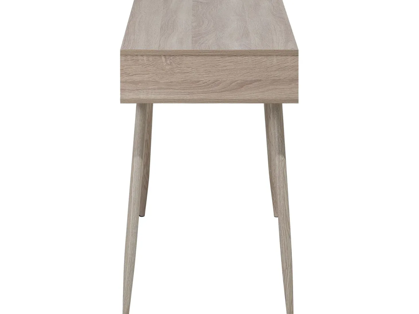 Skrivebord DEORA Lysebrun 100 cm 48 cm med skuffer