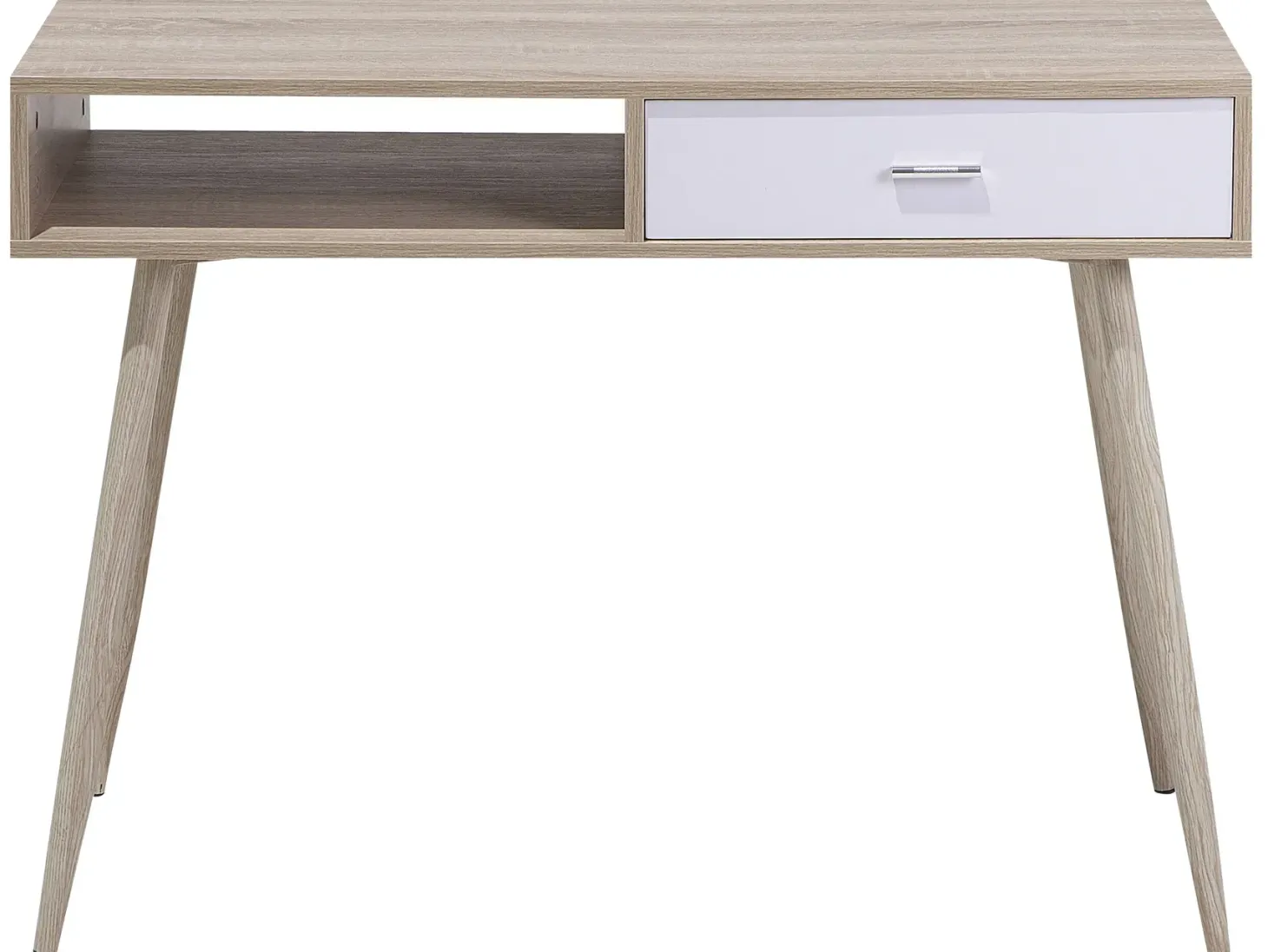 Skrivebord DEORA Lysebrun 100 cm 48 cm med skuffer