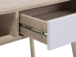 Skrivebord DEORA Lysebrun 100 cm 48 cm med skuffer