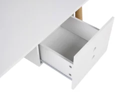 Skrivebord FENESTRA Lysebrun/hvid 120 cm 50 cm
