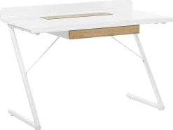 Skrivebord FOCUS Hvid 120 cm 60 cm med skuffer