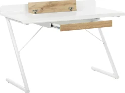 Skrivebord FOCUS Hvid 120 cm 60 cm med skuffer