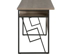 Skrivebord FORRES Brun/sort 120 cm 60 cm
