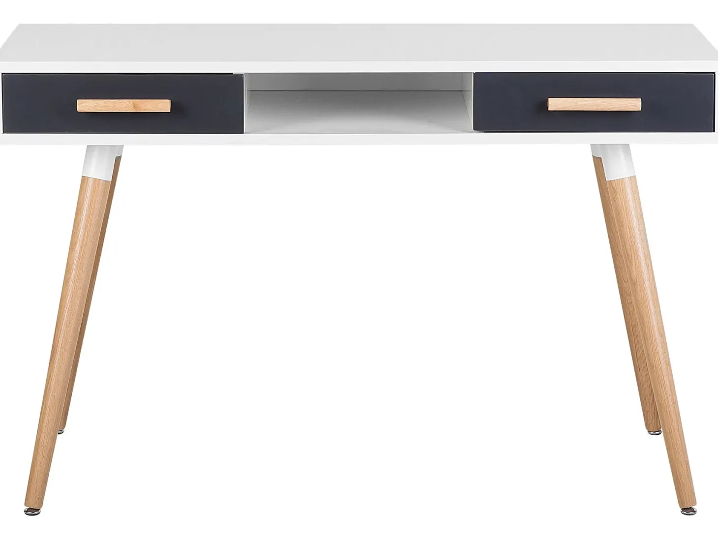 Skrivebord FRISCO Grå 120 cm 45 cm med skuffer