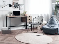 Skrivebord GRANT Lysebrun 120 cm 48 cm med skuffer