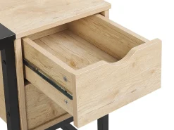 Skrivebord HARPER Sort 100 cm 48 cm med skuffer