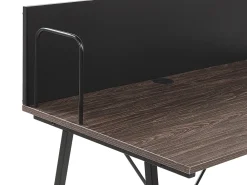 Skrivebord HASTINGS Brun/sort 100 cm 52 cm