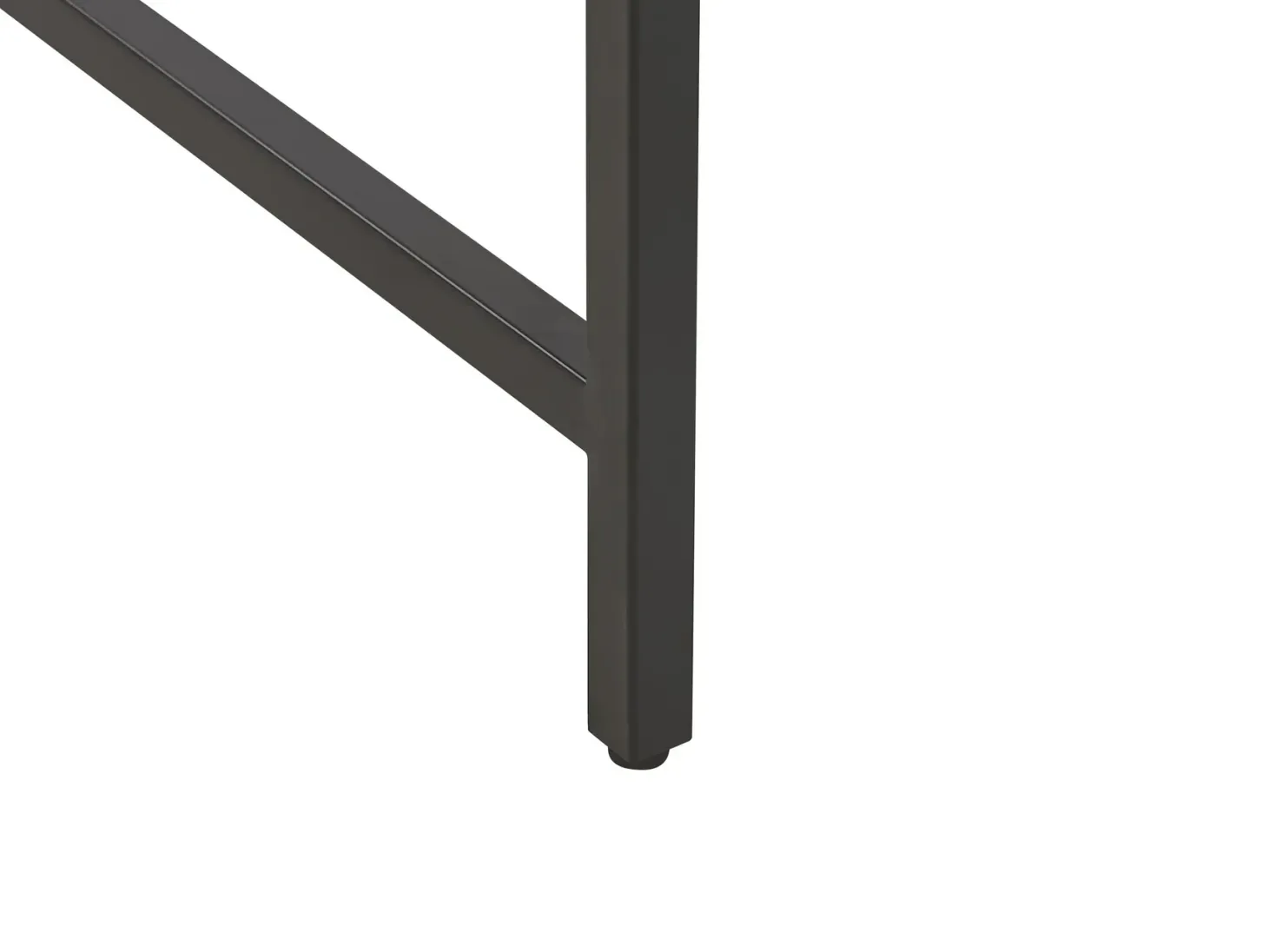 Skrivebord JENA Sort 120 cm 60 cm med skuffer