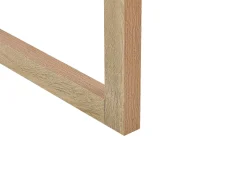 Skrivebord JOHNSON Brun/hvid 112 cm 50 cm med opbevaring