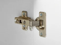 Skrivebord JOHNSON Brun/hvid 112 cm 50 cm med opbevaring