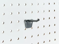 Skrivebord med perforeret tavle BUXTON Hvid 84 cm 48 cm