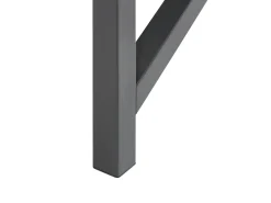 Skrivebord MORITON Sort 117 cm 57 cm med opbevaring