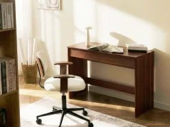 Skrivebord RONDANE Mørkebrun 110 cm 50 cm