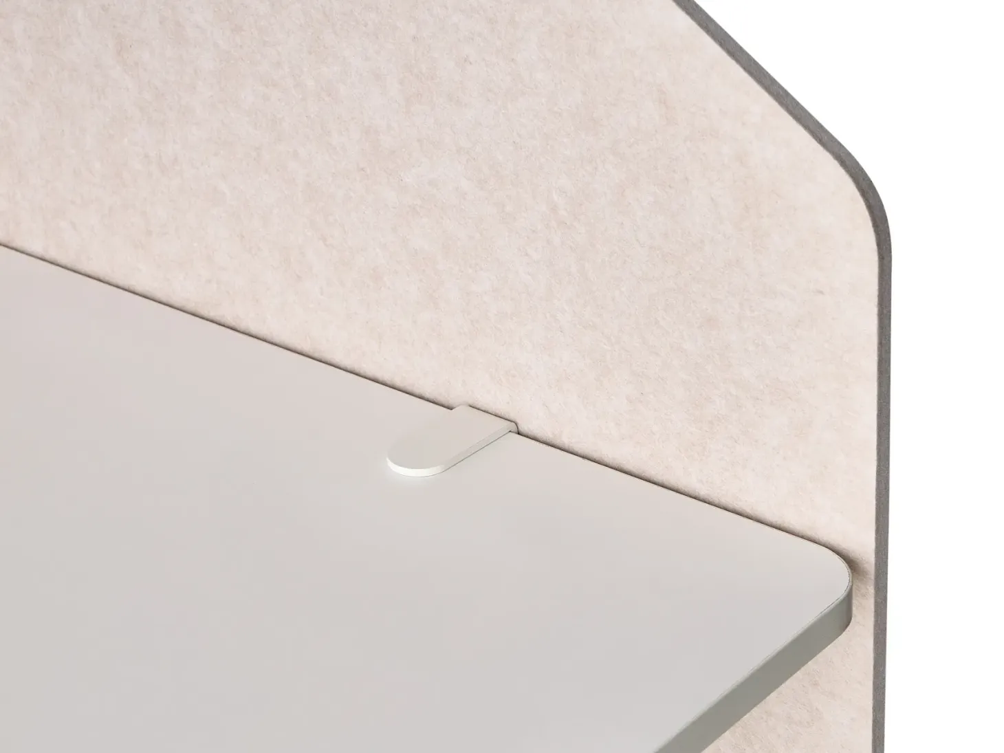 Skrivebordsdeler FOLDY 120 x 50 cm Beige