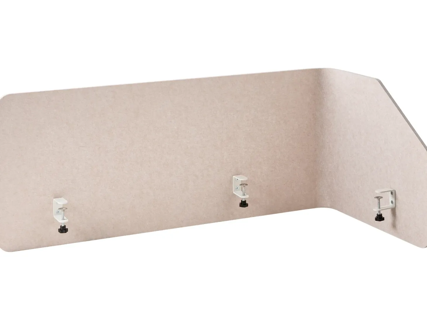 Skrivebordsdeler FOLDY 120 x 50 cm Beige