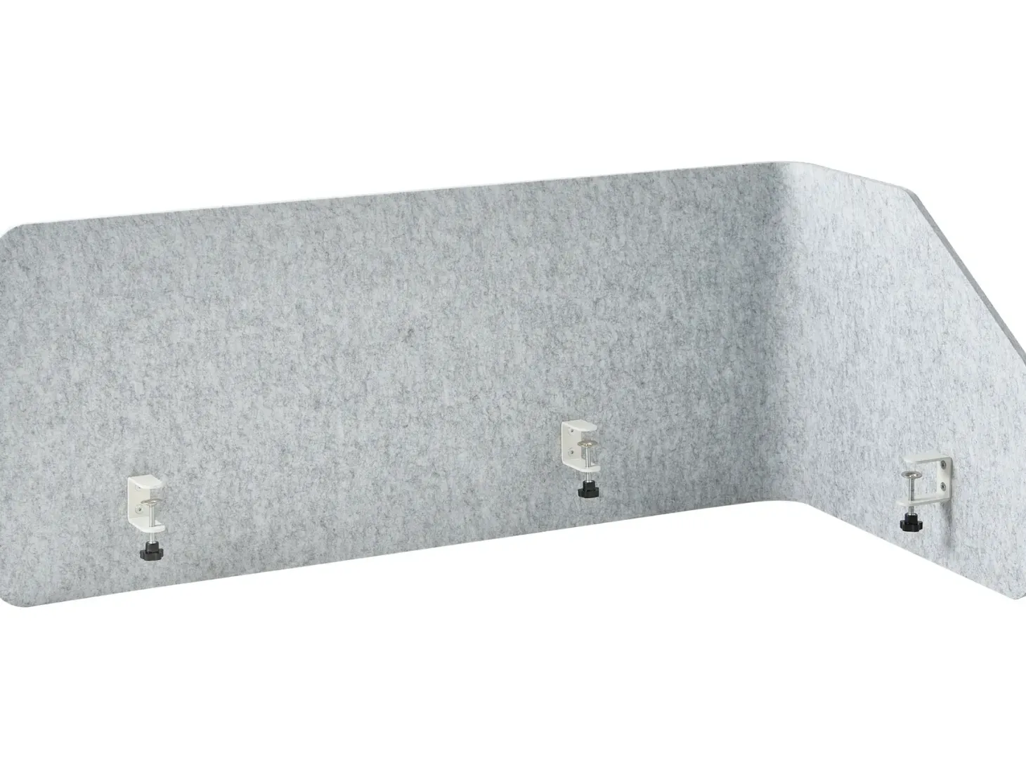 Skrivebordsdeler FOLDY 120 x 50 cm Lysegrå