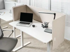 Skrivebordsdeler SOLOA 210 x 61 cm Beige