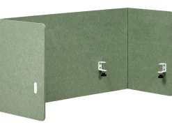 Skrivebordsdeler SOLOA 210 x 61 cm Grøn