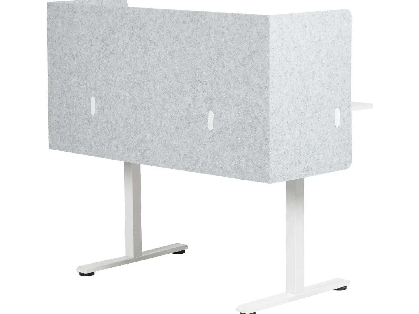 Skrivebordsdeler SOLOA 210 x 61 cm Grå