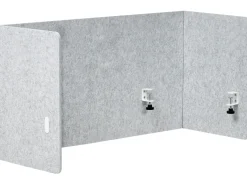 Skrivebordsdeler SOLOA 210 x 61 cm Grå