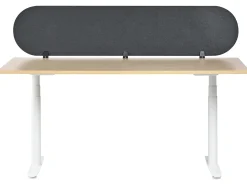 Skrivebordsdeler SPARKY 180 x 40 cm Mørkegrå