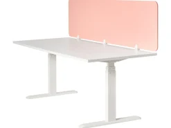 Skrivebordsdeler SPLIT 180 x 50 cm Ferskenagtig lyserød