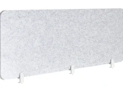 Skrivebordsdeler SPLIT 180 x 50 cm Grå