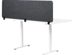 Skrivebordsdeler SPLIT 180 x 50 cm Mørkegrå
