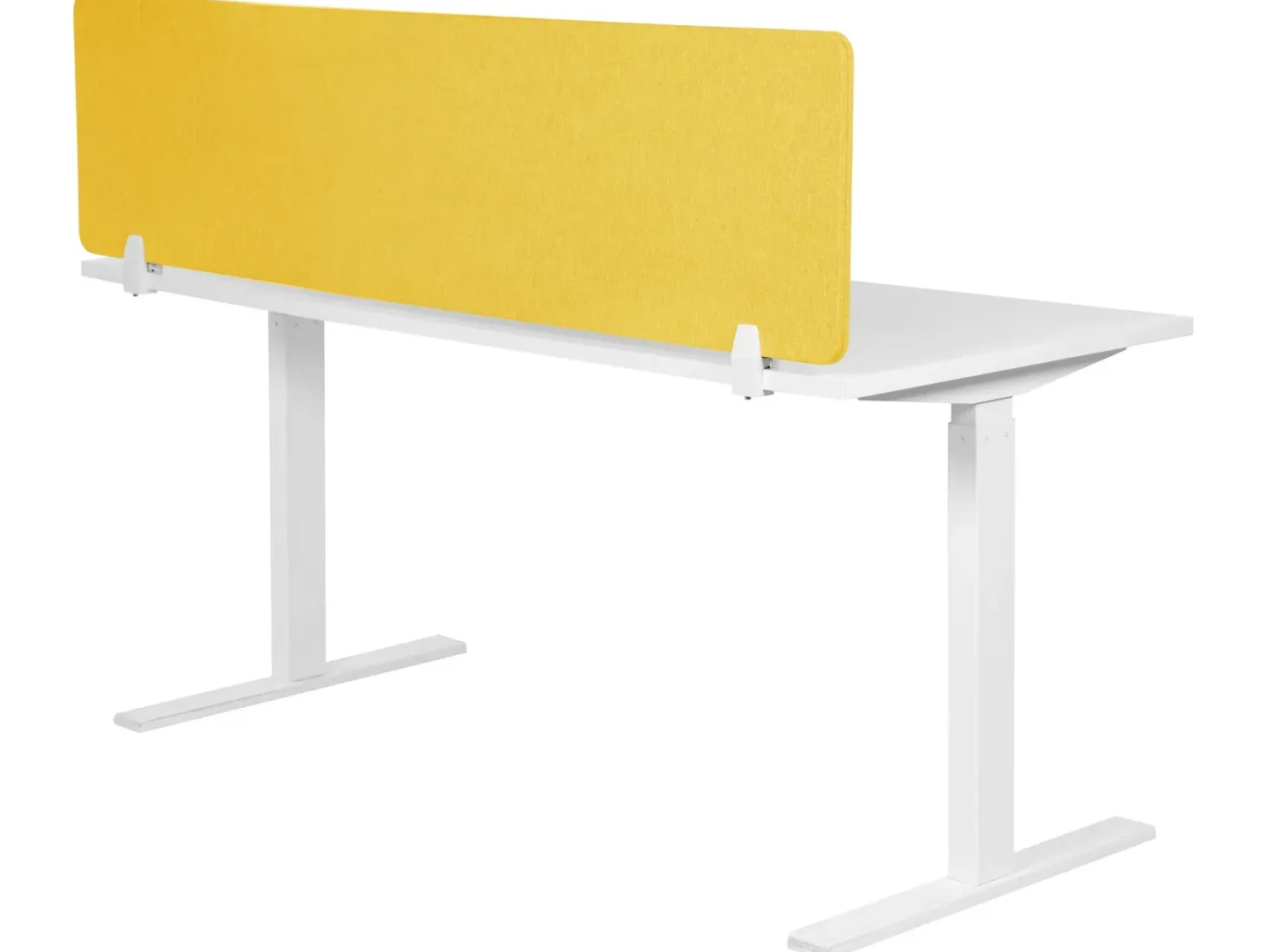 Skrivebordsdeler WALLY 160 x 40 cm Gul